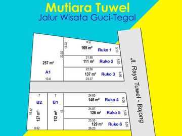 Kapling Ruko Mangku Jalan Tuwel-Bojong : 2 Jt-an
