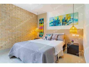 RENTA  POR NOCHES O MESES APARTAESTUDIO AMOBLADO EL TESORO POBLADO