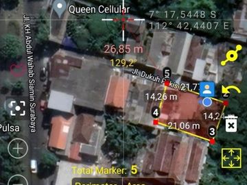 Dijual tanah langka dan murah di Dukuh Pakis *SN
