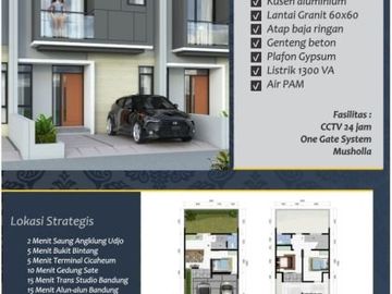 mewah minimalis modern Rumah syariah nuansa asri di kotamadya Bandung