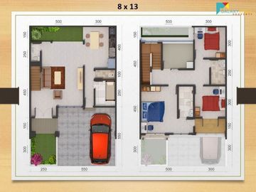 Rumah baru cluster modern rawamangun jakarta timur