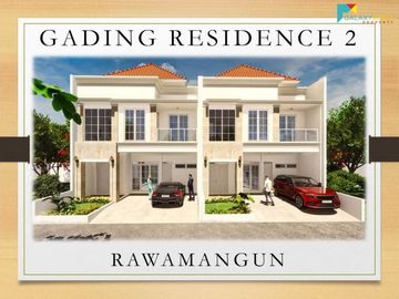 Rumah baru cluster modern rawamangun jakarta timur