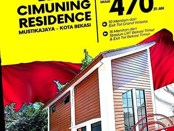 Rumah Cluster DP 3 Juta Dekat Tol Grand Wisata Bekasi