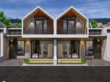 TERDEKAT ke Candi Prambanan Dijual Rumah Semi VILLA konsep MEZZANINE