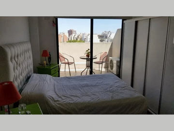 Departamento en Venta en Caballito 1 ambiente 35 m2 + balcón, c baulera y amenities - Miró 500