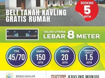 Jual kavling di Kab. Bandung bebas banjir