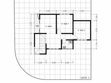 Rumah Hook Baru Luas 270 di Villa Puncak Tidar kota Malang