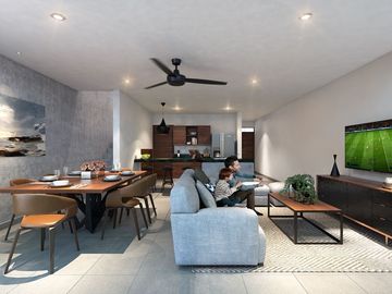 Casa en venta tipo Loft de 2 recamaras en Palta 152 Cholul Merida