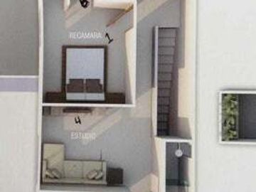 Departamento tipo duplex 2 recamaras y terraza, Punta Esmeralda GPT3304