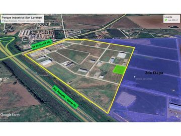 OPORTUNIDAD  Lote en venta Parque Industrial San Lorenzo