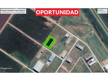 OPORTUNIDAD  Lote en venta Parque Industrial San Lorenzo