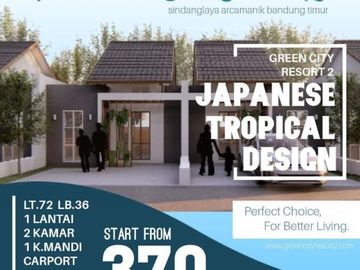 Buruan dapatkan Diskon 70jt, Hunian modern gaya Japanise Tropikal; Bandung