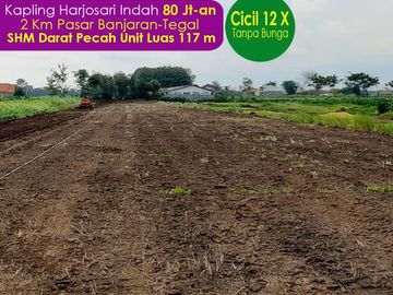 Dekat Yonif 407 Adiwerna Tanah Dijual: SHM Per Unit