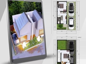 RUMAH MEWAH ELITE RASA VILLA KONSEP MINIMALIS DI KODYA 2LT 400JTAN