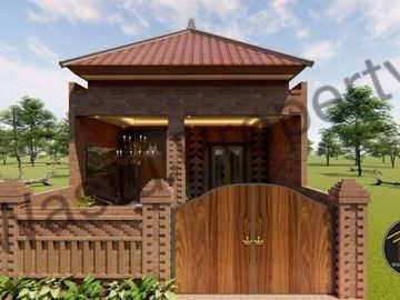 Desain Rumah Jawa Etnic Dekat Candi Prambanan