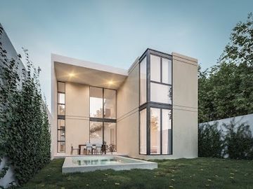 RESIDENCIA EN PRE VENTA  EN PRADERAS DEL MAYAB, CONKAL -  3 RECÁMARAS  Y ALBERCA