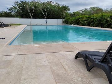 RESIDENCIA EN PRE VENTA  EN PRADERAS DEL MAYAB, CONKAL -  3 RECÁMARAS  Y ALBERCA