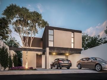 RESIDENCIA EN PRE VENTA  EN PRADERAS DEL MAYAB, CONKAL -  3 RECÁMARAS  Y ALBERCA