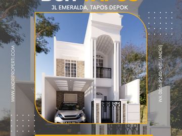 Rumah dijual di CIlangkap Tapos Depok 2 lantai cuma 500 juta