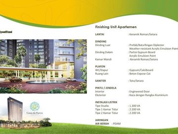Casa De Parco Tower Magnolia Siap Huni di BSD City
