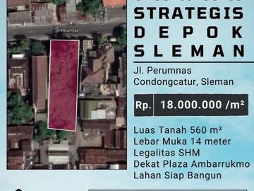 TANAH STRATEGIS CONDONGCATUR DEPOK SLEMAN YOGYAKARTA