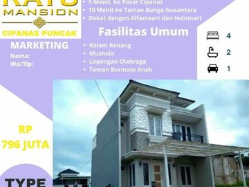 Rumah Villa di Ratu Mansion Cianjur