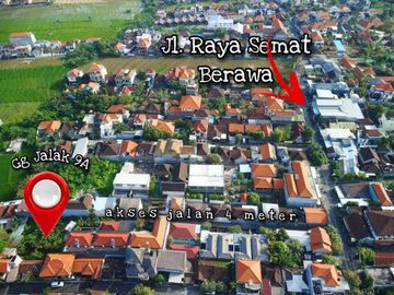 Tanah Siap Bangun 715m2 di Berawa Lingkungan Villa