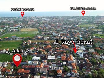 Tanah Siap Bangun 715m2 di Berawa Lingkungan Villa