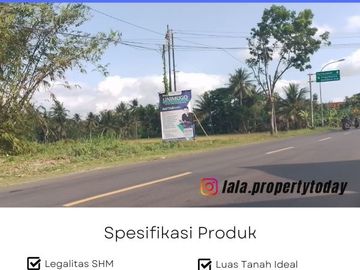 Kavling Ruko Mangku Jl.Purworejo-Jogja, SHM Luas Ideal