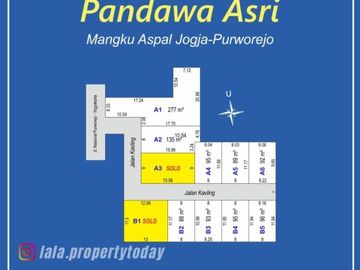 Kavling Ruko Mangku Jl.Purworejo-Jogja, SHM Luas Ideal