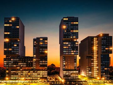 Penthouse de 348 m2, techos altos, en Bosque Real, pet-friendly, alberca techada