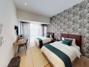 Penthouse de 348 m2, techos altos, en Bosque Real, pet-friendly, alberca techada