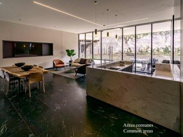 Penthouse de 348 m2, techos altos, en Bosque Real, pet-friendly, alberca techada