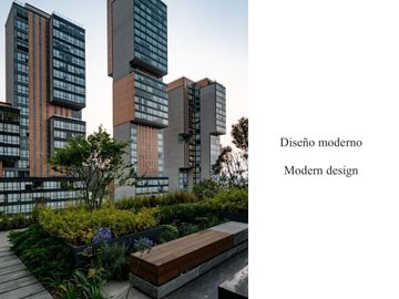 Penthouse de 348 m2, techos altos, en Bosque Real, pet-friendly, alberca techada