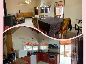 CASA DOS DORMITORIOS , MODERNA, PATIO GRANDE, PILETA