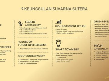 Rumah Cantik di Cluster Giri, Suvarna Sutera