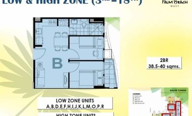 2Bedrooom Pre Selling Tower in Palm Beach West Pasay City