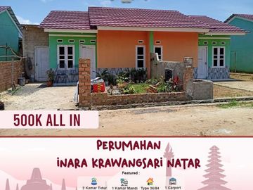Rumah subsidi angsuran free 3 kali dan free notaris