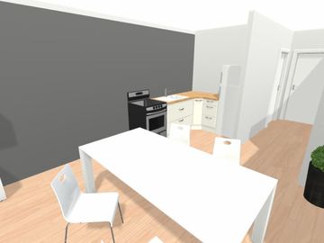 Departamento de 2 ambientes en pozo