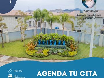 Venta de Casa Modelo Marina en Urb. Casa Laguna, Samborondon, cerca de Plaza Lagos, C.C. Dorado.