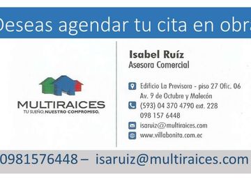 Venta de Casa Modelo Marina en Urb. Casa Laguna, Samborondon, cerca de Plaza Lagos, C.C. Dorado.