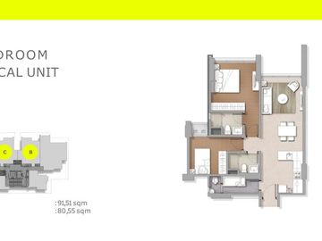 Hunian Premium Elegan di Apartemen Marigold Tower 7 NavaPark BSD City