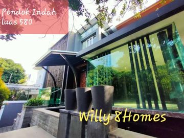 Rumah Luas 580 Modern Cozy Pondok Indah