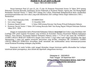 Perumahan Cluster modern sidoarjo Tipe 42/75