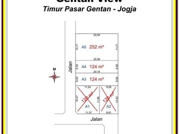 Diskon 25%: Tanah Jalan Kaliurang, Lokasi Strategis Dekat Pasar Gentan