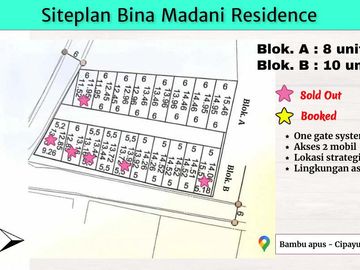 Rumah murah 1 lantai bebas banjir di cipayung dekat LRT