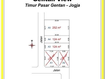 Promo: Tanah Kavling Jalan Kaliurang, Strategis Dekat Pasar Gentan