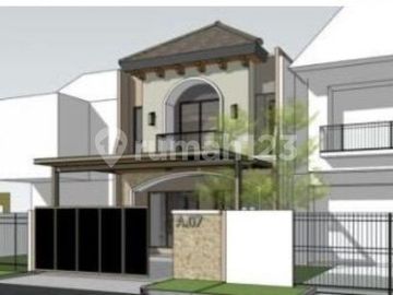 Rumah Baru Fasad Modern Mewah Dalam Komplek Strategis di Cinere