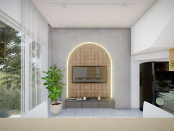 Jual rumah mewah cantik rasa villa di pusat kawasan jakarta selatan dkt BINTARO