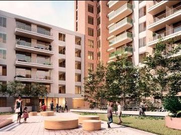 apartamento 1 dormitorio con terraza en Tres Cruces, Montevideo